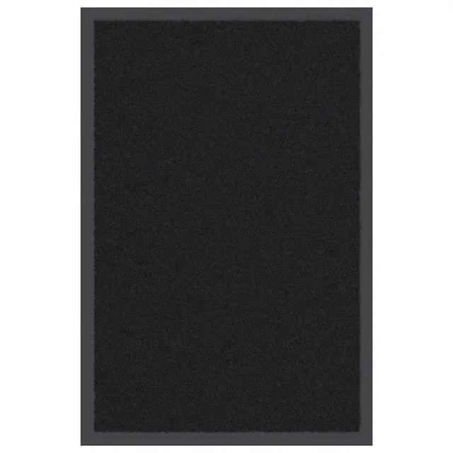 vidaXL Heim & Garten Fußmatte Schwarz 40x60 cm Polypropylen