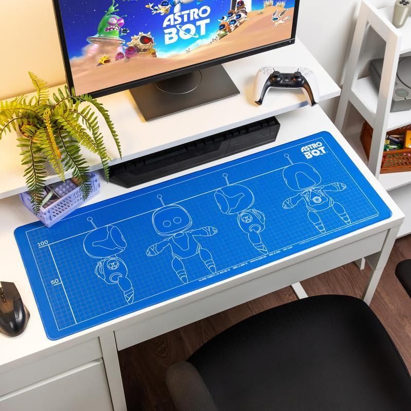 Paladone Homeware Astrobot Desk Mat Blau 80x30 cm
