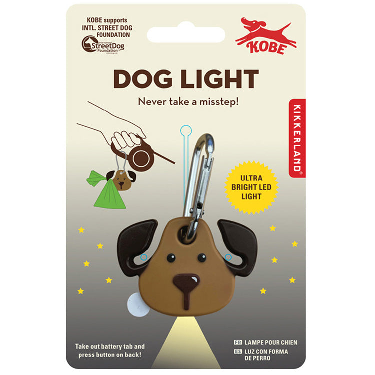 Kikkerland Kobe Dog Light Hundeleuchte LED für Hundeleine Clip