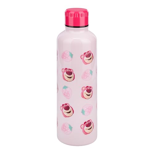 Paladone Lotso Trinkflasche Edelstahl 500 ml rosa