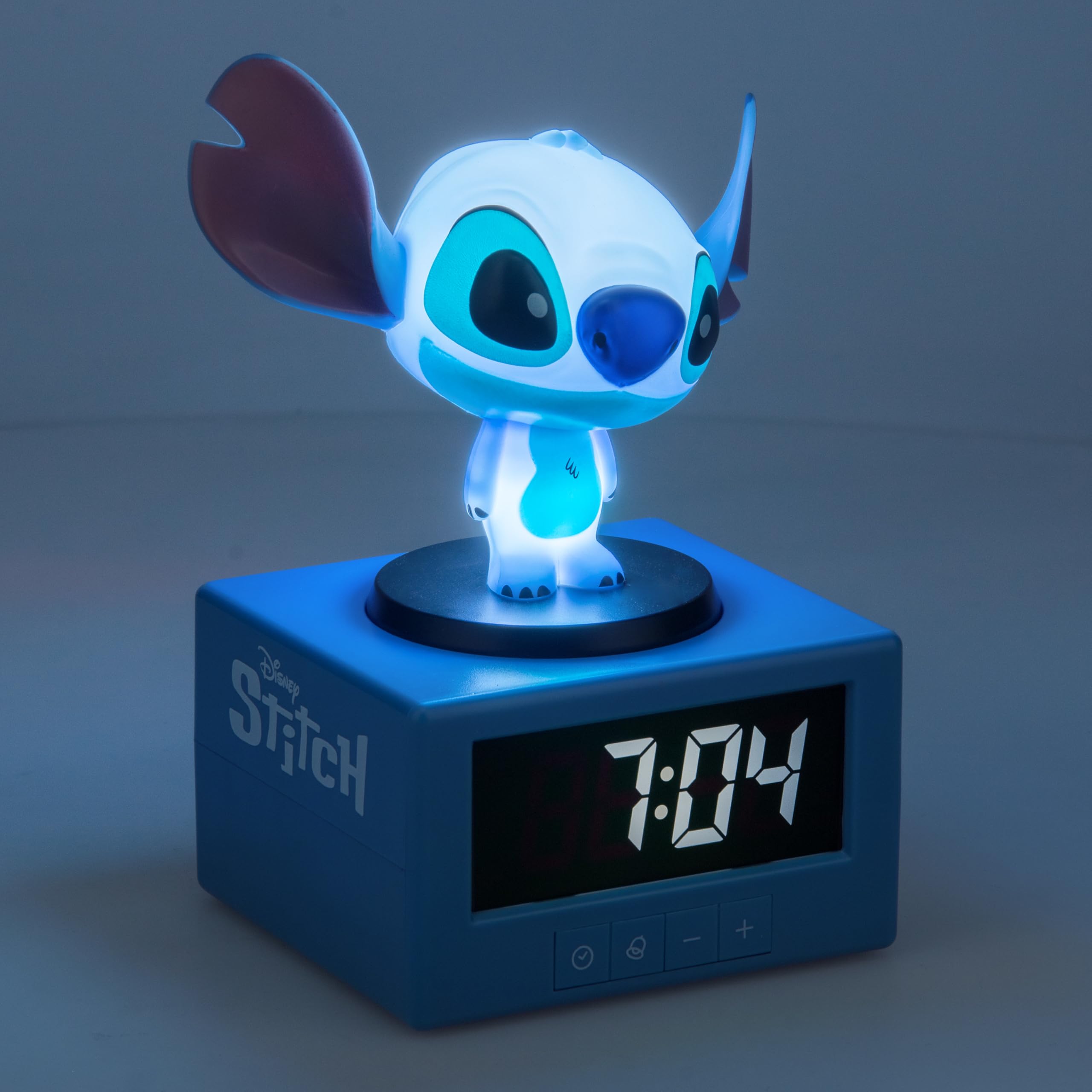 Paladone Disney Stitch Wecker 16,5 cm Nachtlicht Musik