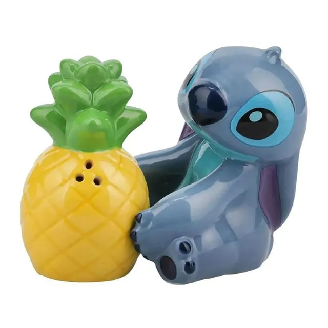Paladone Homeware Stitch Salz- und Pfefferstreuer Keramik 2er Ananas