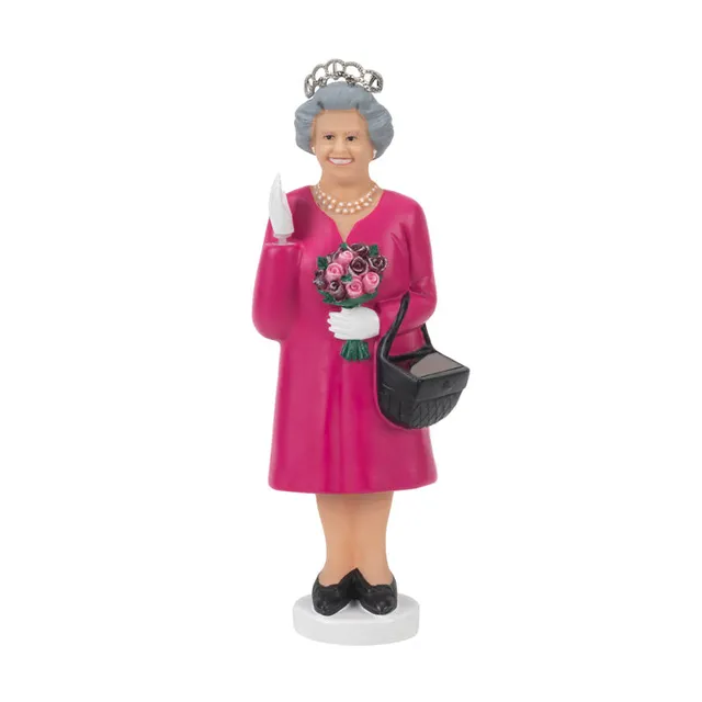 Kikkerland Solar Queen Platinum Jubilee Solarfigur