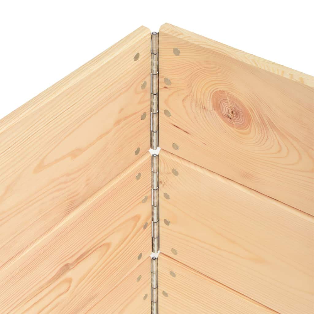 vidaXL Heim & Garten Palettenrahmen 60x80 Kiefer 3 Stück