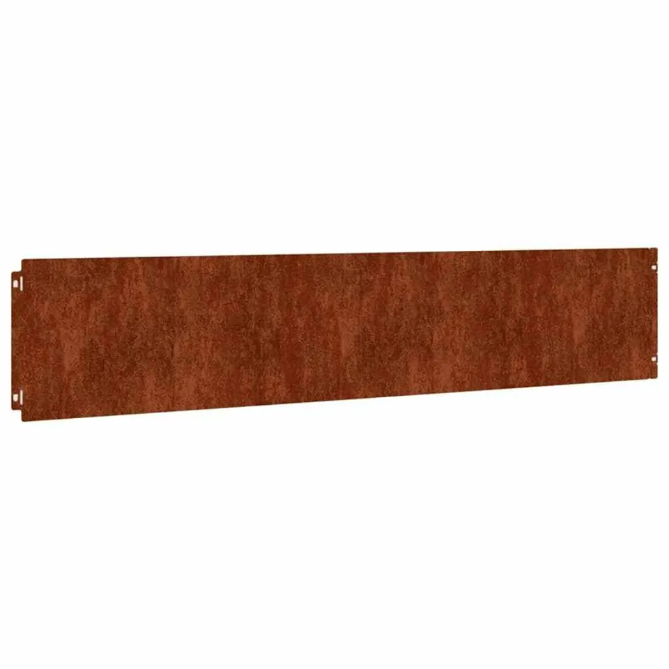 vidaXL Rasenkanten 10 Stk Braun Cortenstahl Flexibel Beet