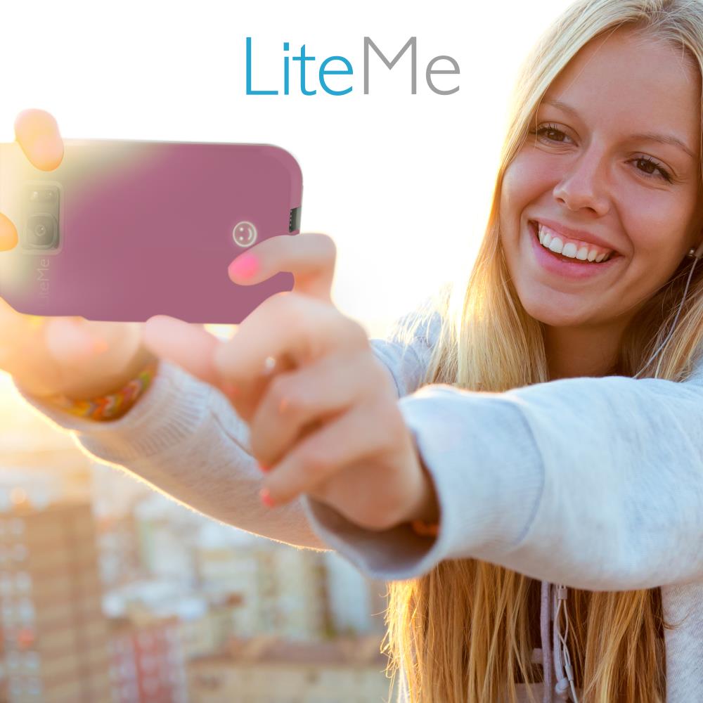 Serenelife Lite-Me Selfie Handyhülle S7 Edge mit Licht