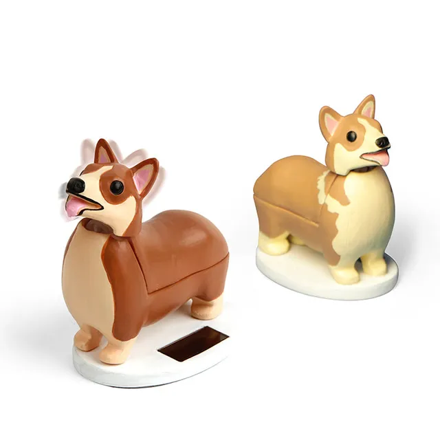 Kikkerland Home Solar Corgi Solarfigur Hund