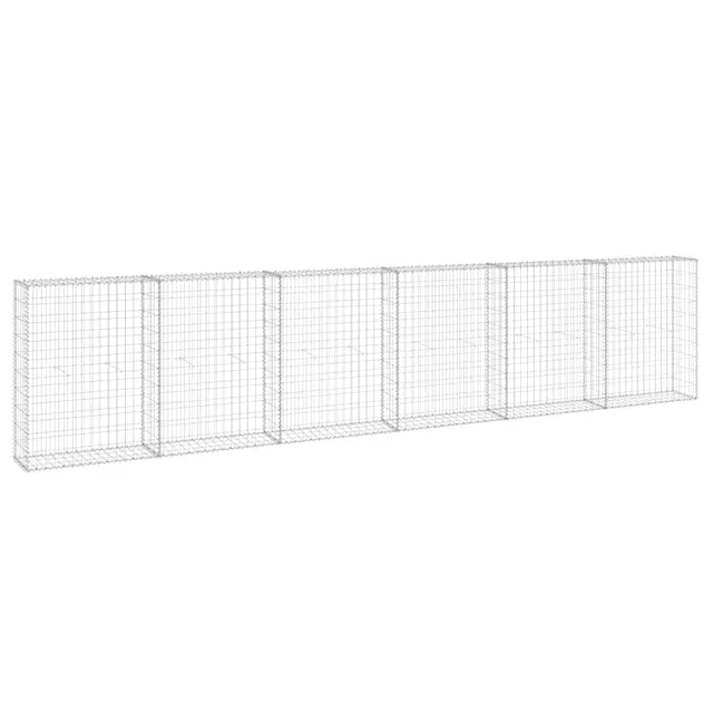 vidaXL Heim & Garten Gabionenwand Gabione 300x30x100 Stahl