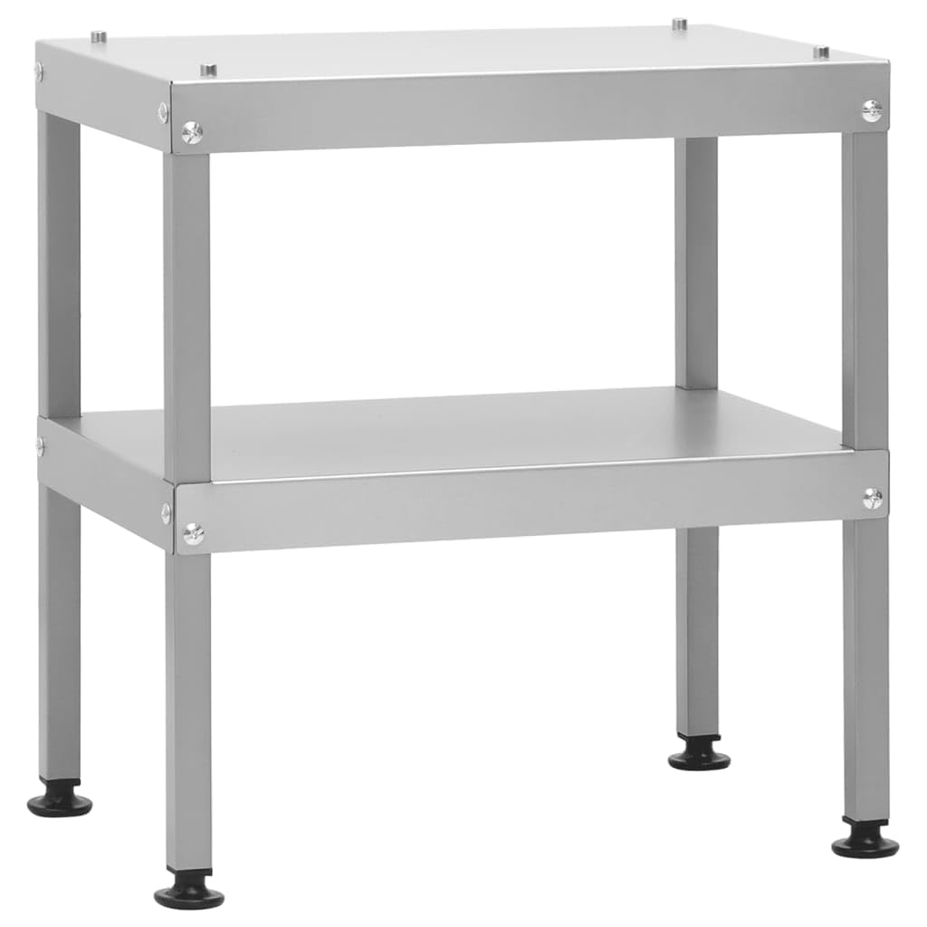 vidaXL Tisch Beistelltisch Verzinkter Stahl 40x28x44,5cm Räucherofen