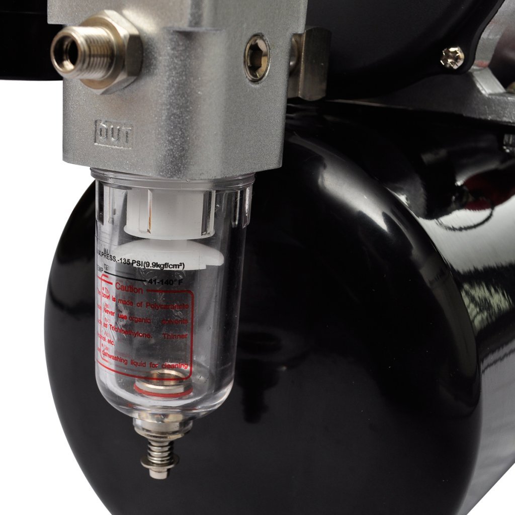 vidaXL Airbrush Profi Komplett-Set Airbrushpistole 3 Pistolen 3L