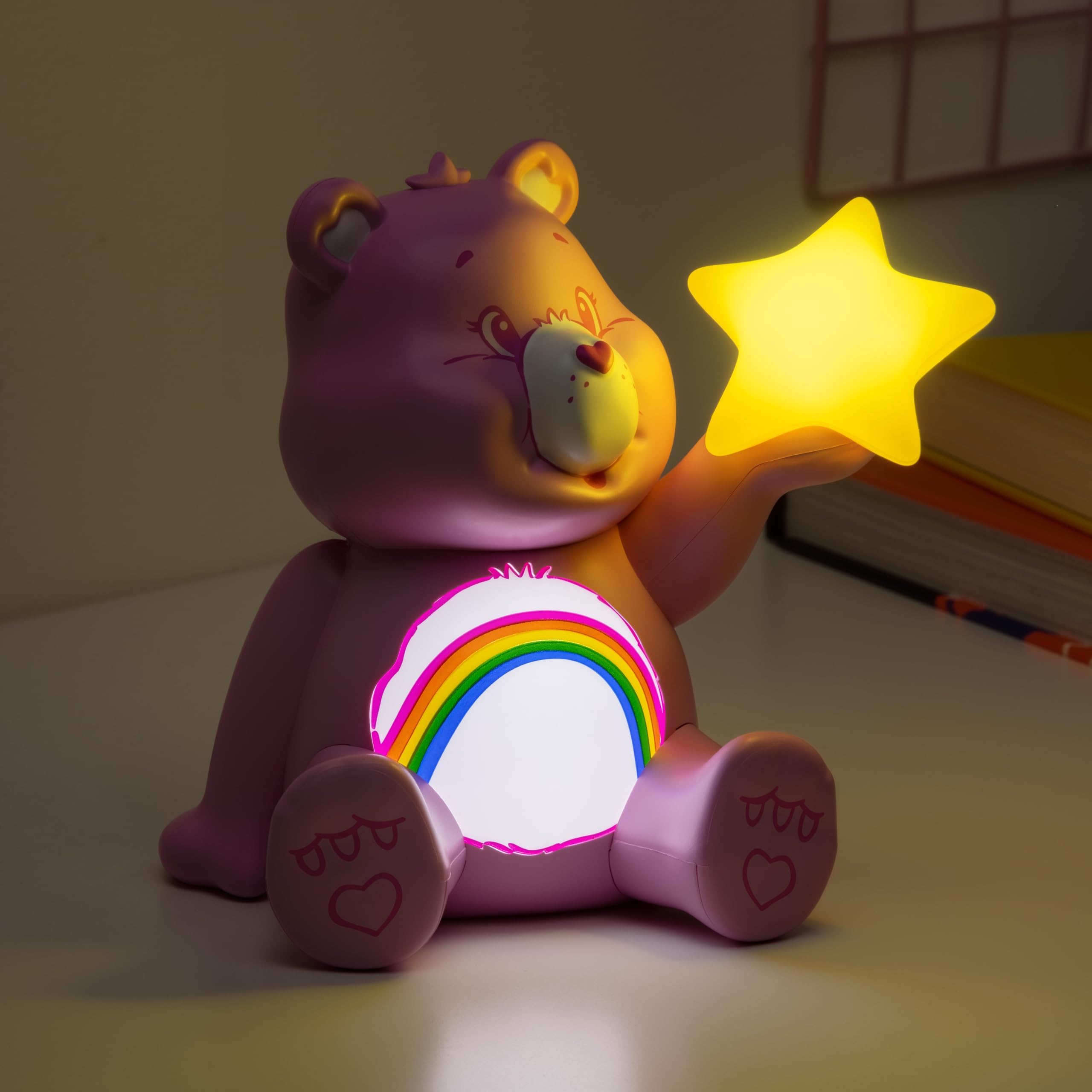 Paladone GloBuddies Nachtlicht Hurrabärchi LED rosa Batterie