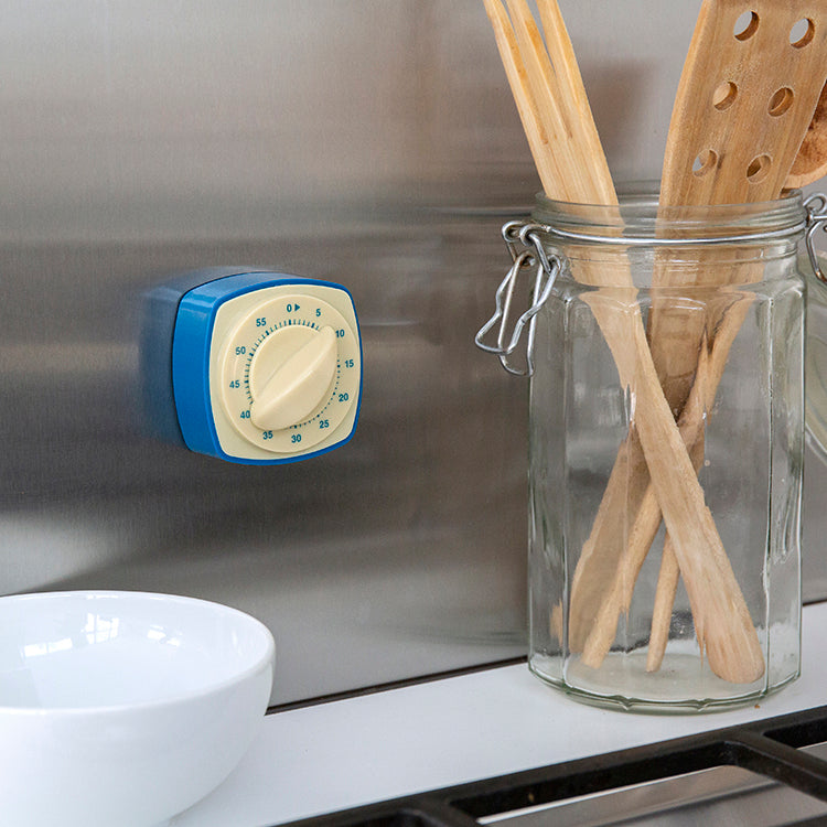 Kikkerland Kitchen Küchentimer Retro 60 Minuten mechanisch