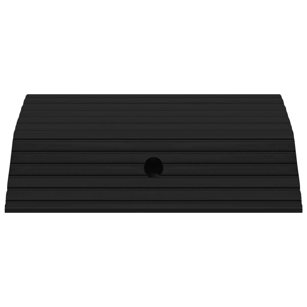 vidaXL Möbel Schwellenrampe 3er-Set Gummi schwarz 49x40x8 cm