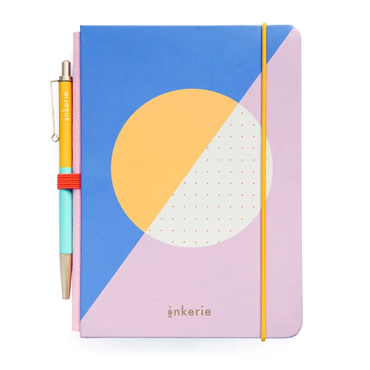 Inkerie Dotted Mini Notebook & Pen Notizbuch A6 mit Stift