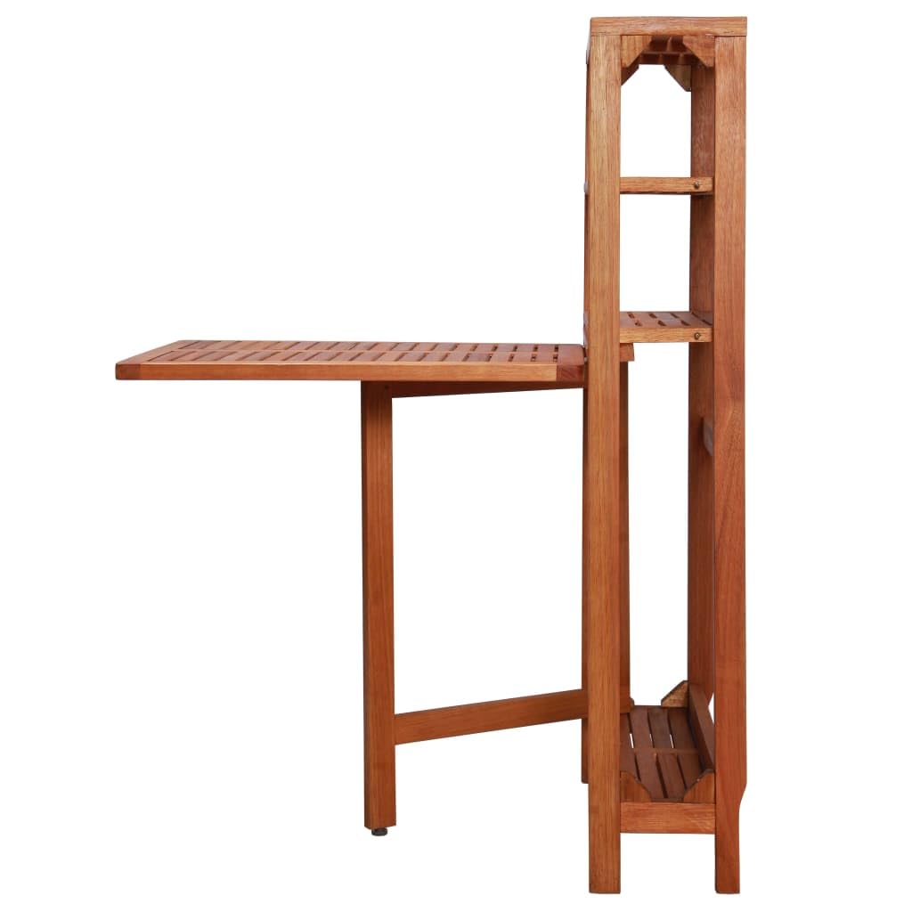 vidaXL Heim & Garten Bistro-Set Akazie 3-tlg klappbar Balkonset