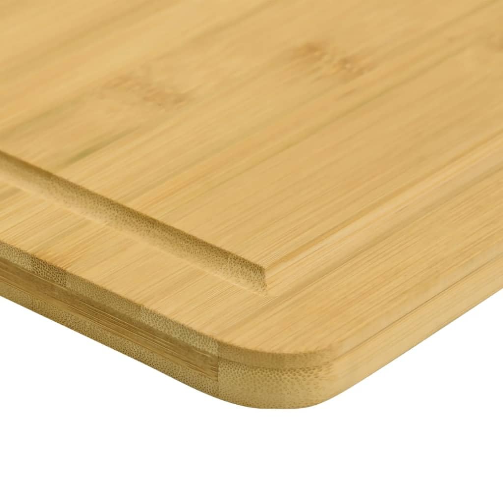 vidaXL Heim & Garten Schneidebrett Bambus 40x30 cm Saftrille
