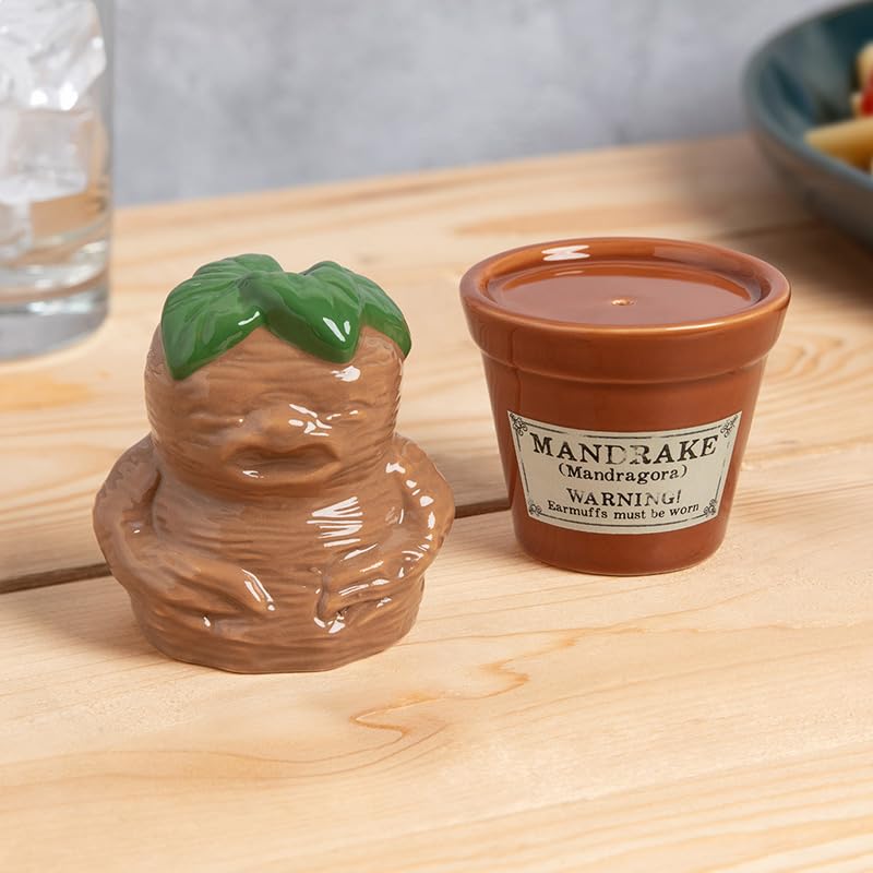 Paladone Harry Potter Mandrake Salz- und Pfefferstreuer 7 cm
