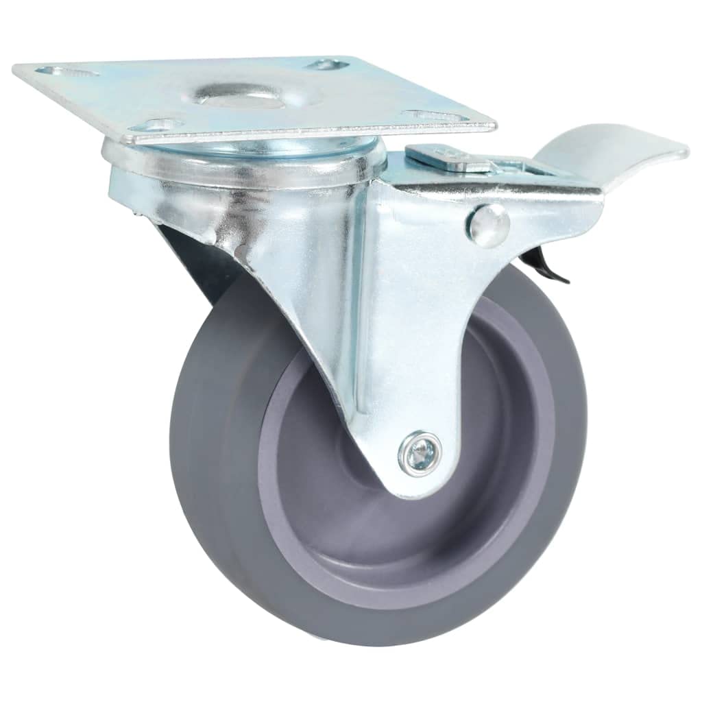 vidaXL Lenkrollen 75 mm mit Bremse Möbelrollen 8 Stück