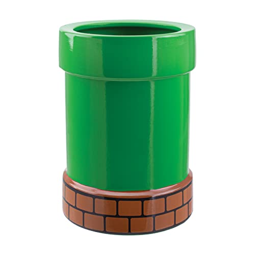 Paladone Super Mario Warp Pipe Blumentopf 15 cm Keramik grün