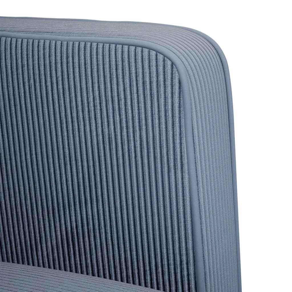 vidaXL Möbel Sessel Armlehnen 54 cm Cordstoff blau Schaumstoff