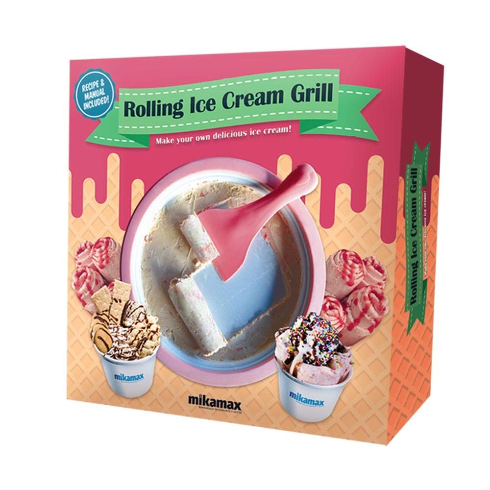 MikaMax Bar & Kitchen Eisplatte Ø30 cm Eismaschine mit Rezepten