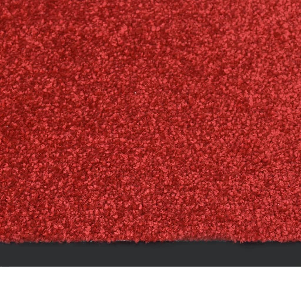 vidaXL Fußmatte Rot 40x60cm rutschfest Schmutzfangmatte