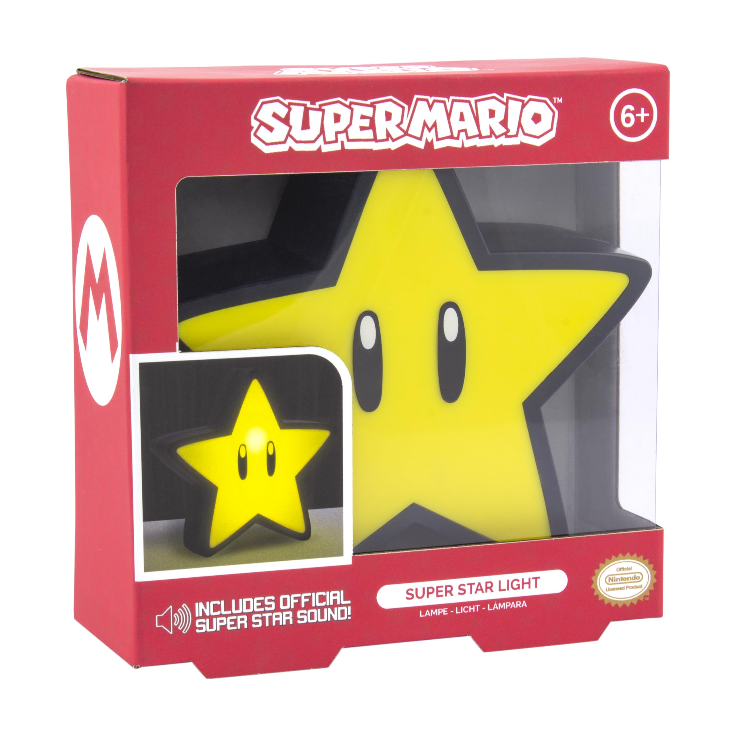 Paladone Super Mario Super Stern Lampe Sound Nintendo