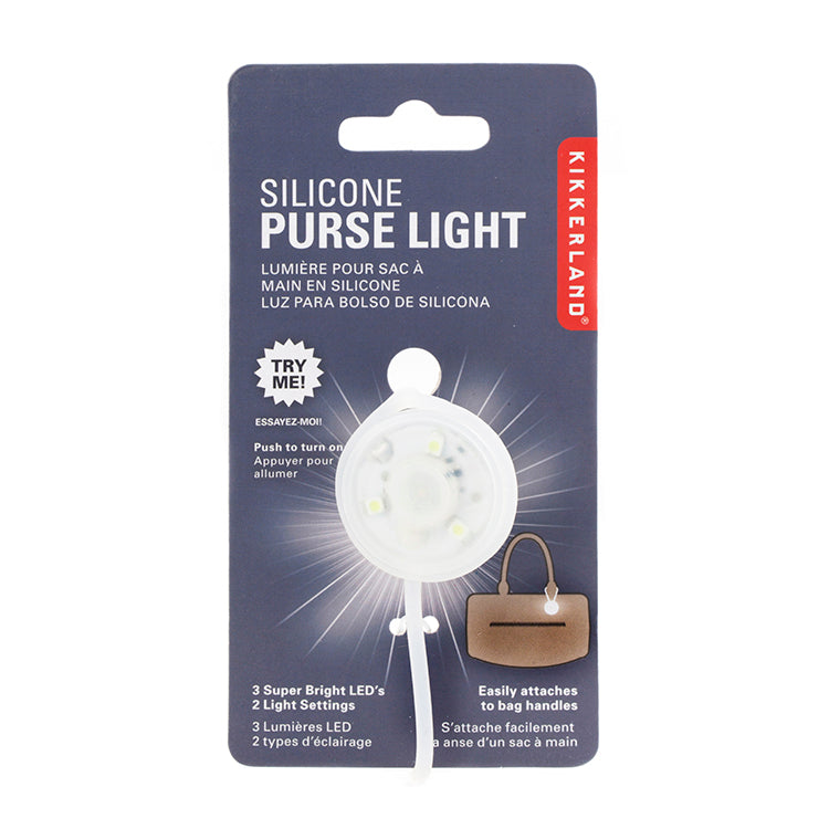 Kikkerland Home Taschenleuchte Silikon Purse Light Anhänger