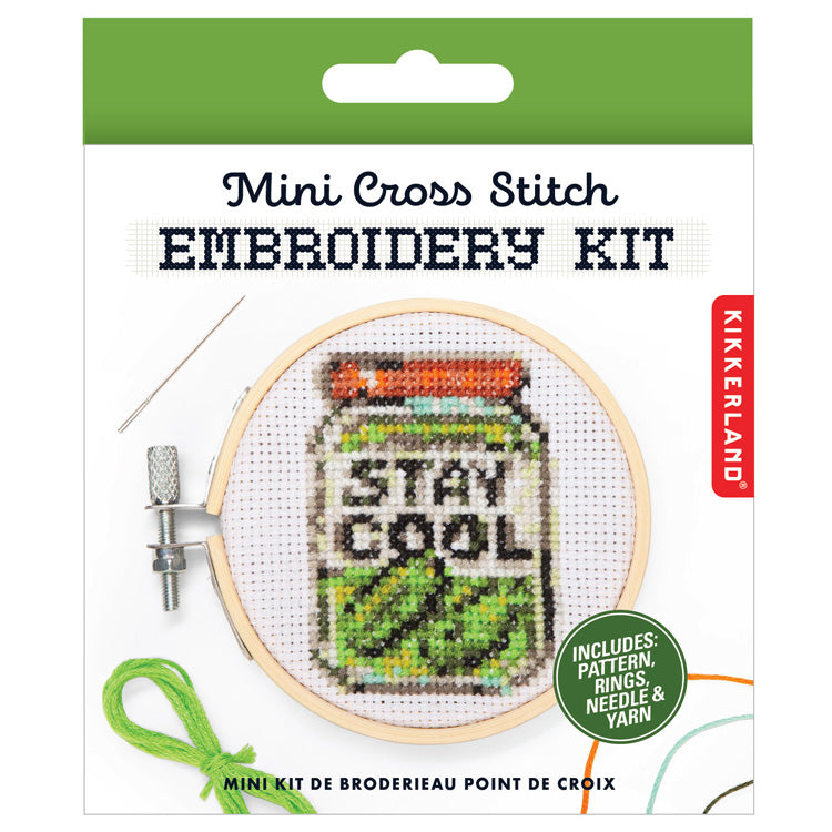 Kikkerland Crafters Stay Cool Pickle Mini Stickset Gurke