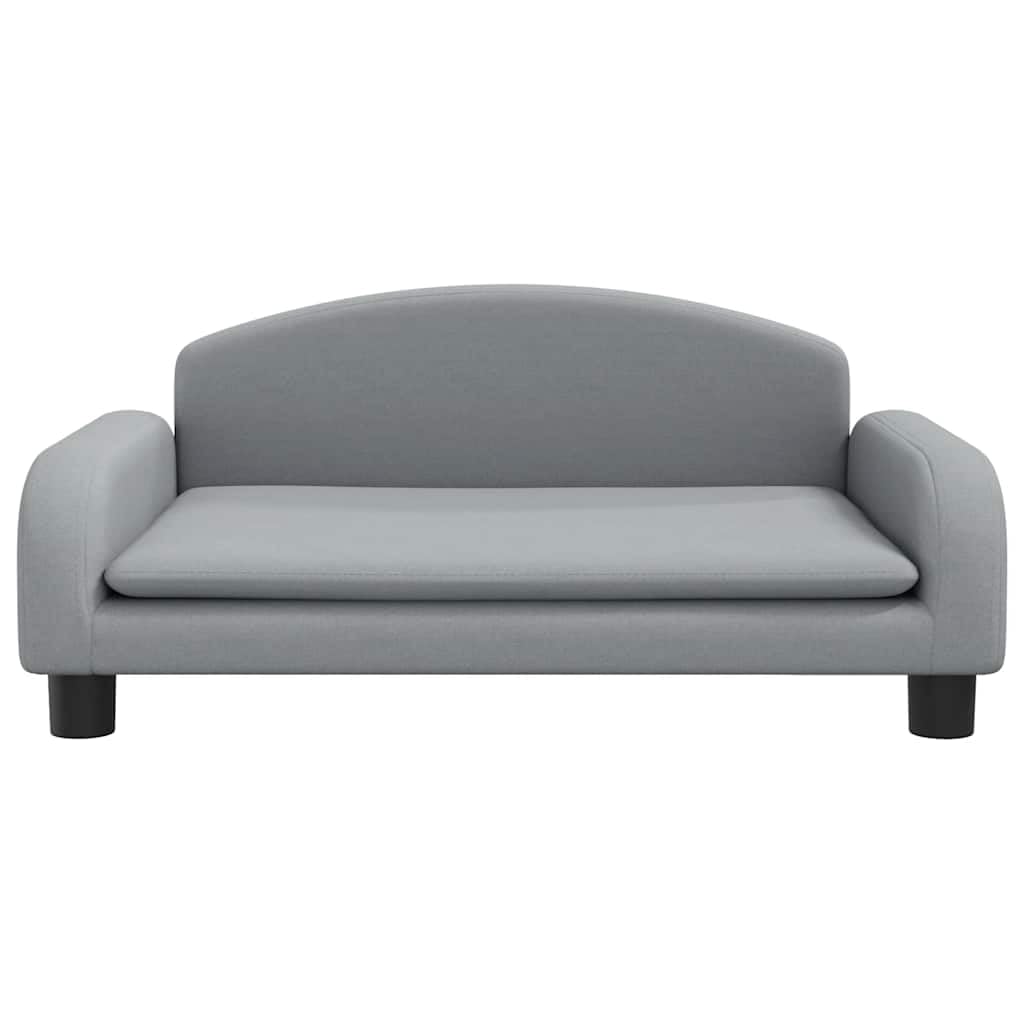 vidaXL Hundebett Hellgrau 70x45x30 cm Stoff Hundesofa
