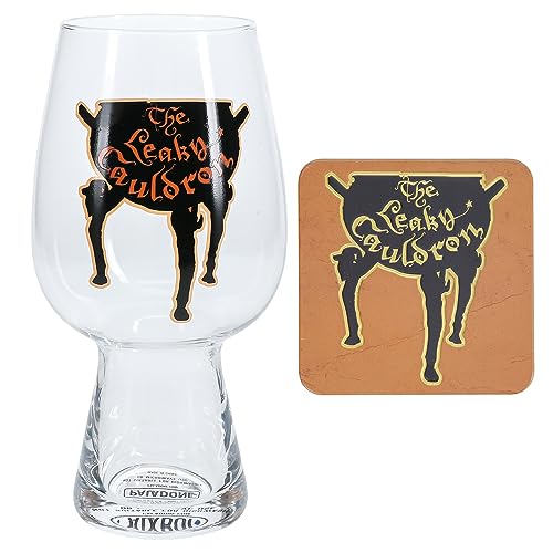Paladone Harry Potter Tropfender Kessel Glas 550 ml Untersetzer
