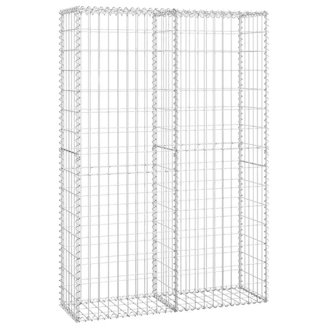vidaXL Steinkorb Gabione Deckel Stahl 150x100x30 cm