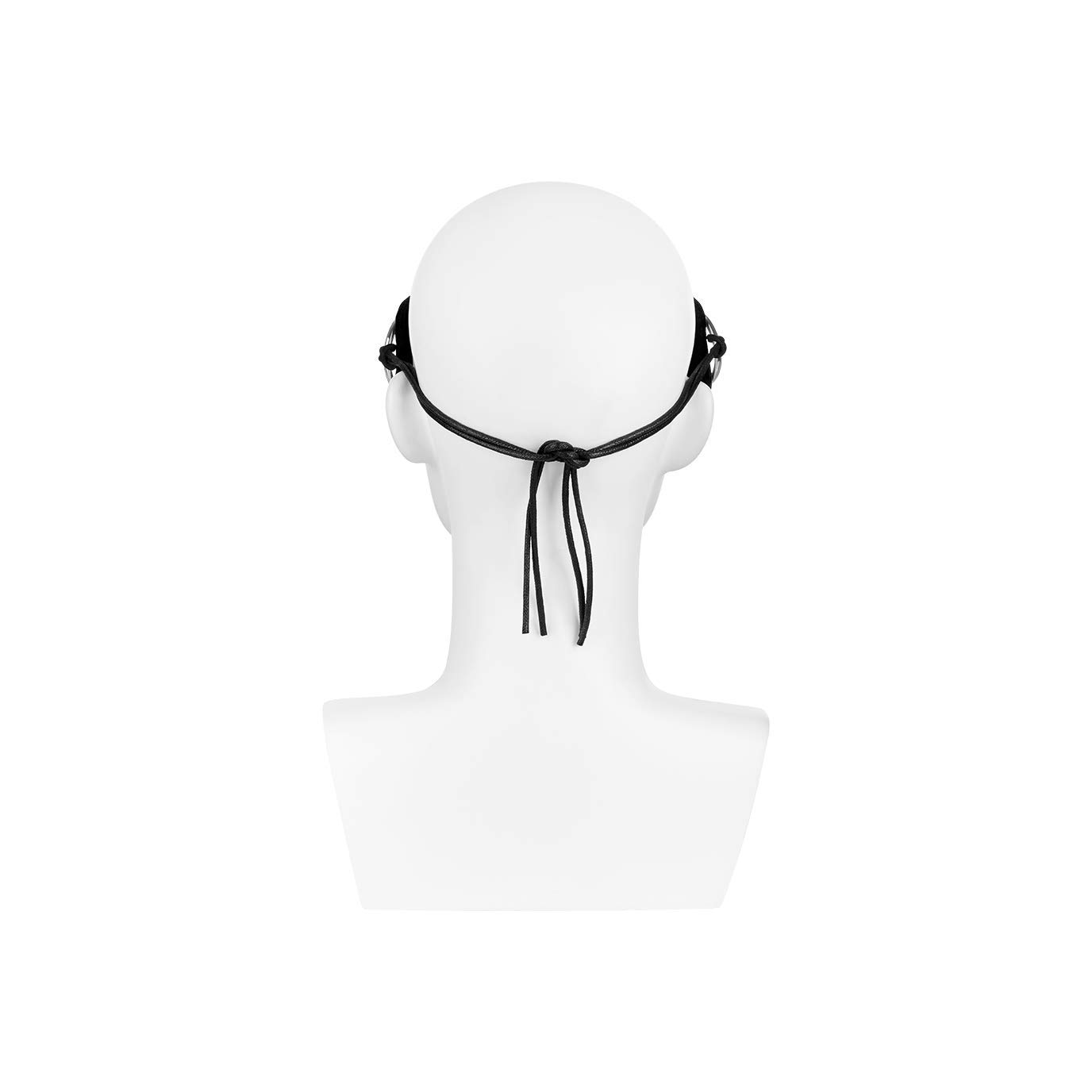 EIS BDSM Augenbinde schwarz Lackoptik verstellbar