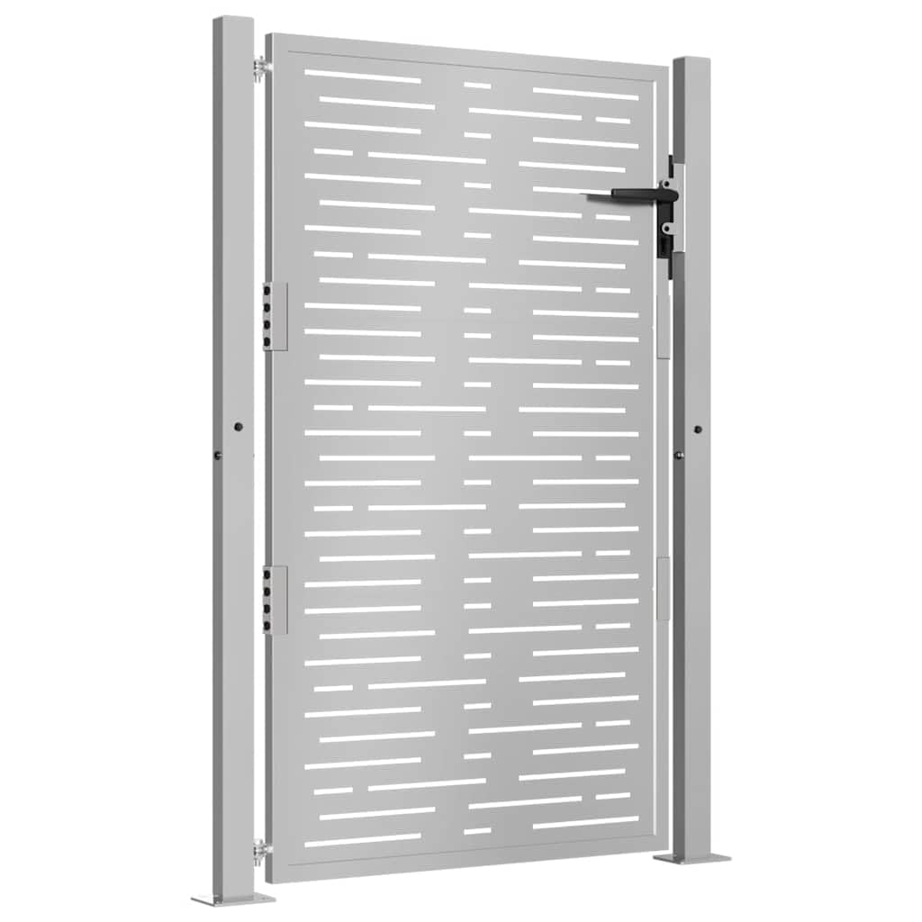 vidaXL Heim & Garten Gartentor Cortenstahl 100x125 cm Quadrat-Design