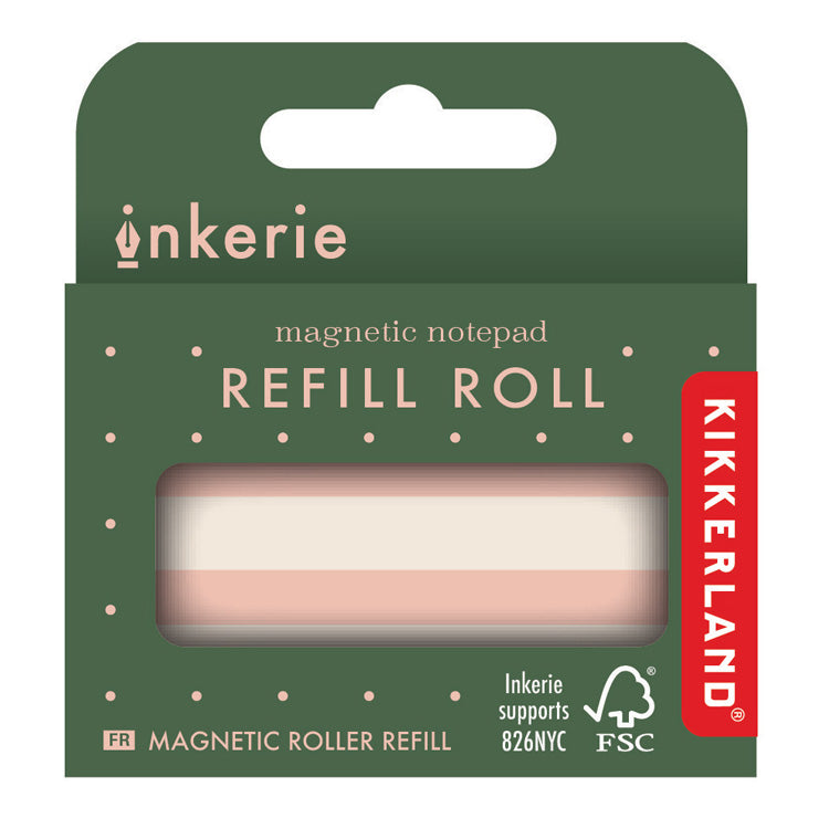 Kikkerland Inkerie Ersatzrolle Notizroller Magnet Refill