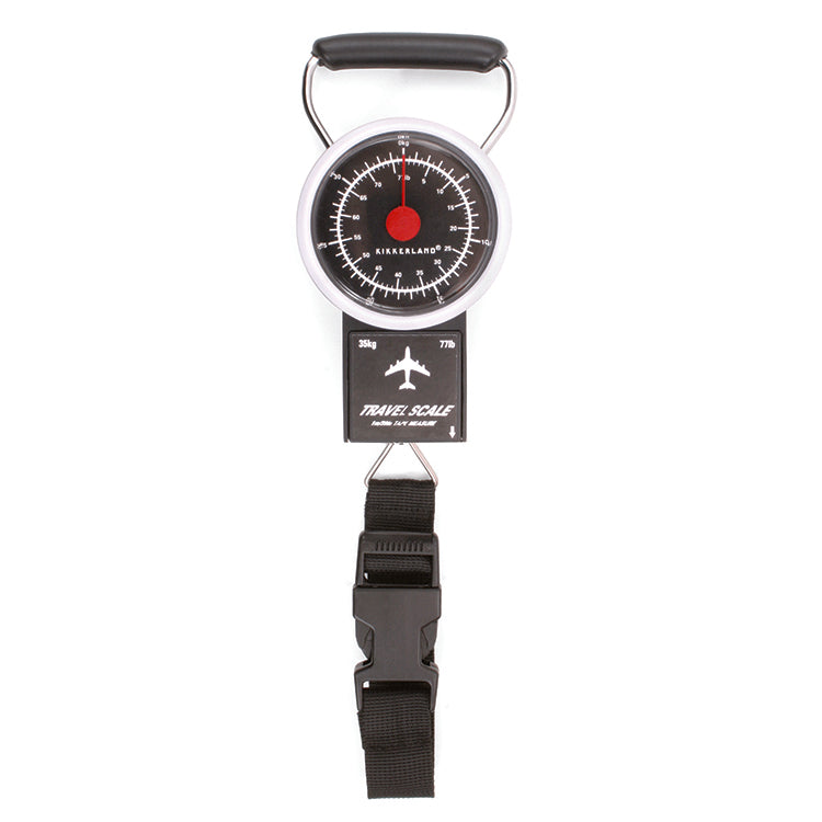 Kikkerland On-The-Go Kofferwaage 35kg mit Maßband
