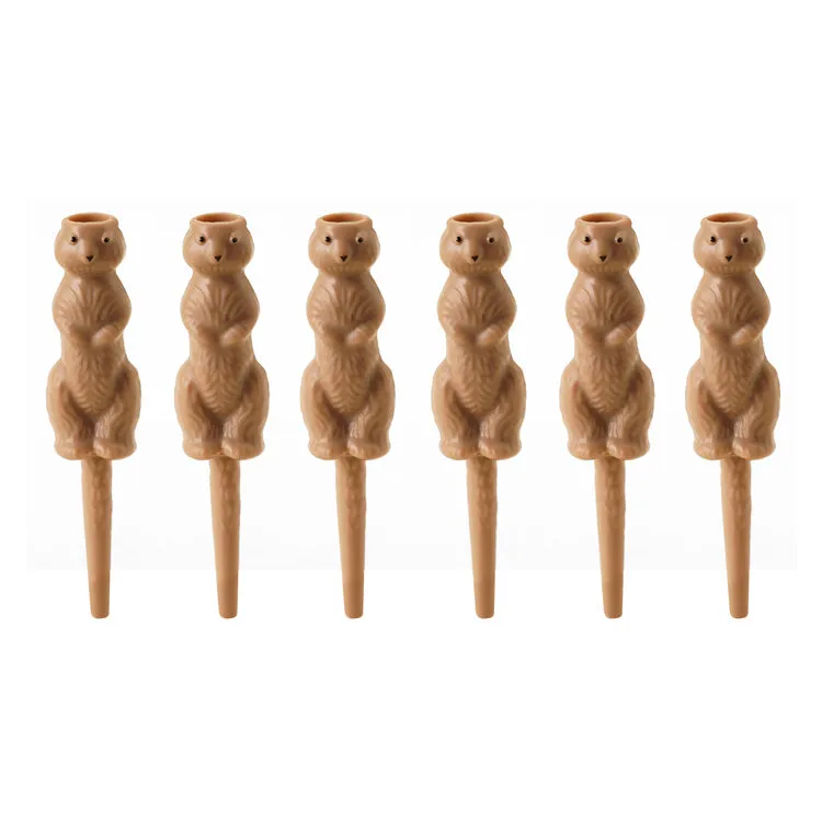 Kikkerland Home Gopher Golf Tees 6 Stück Figuren