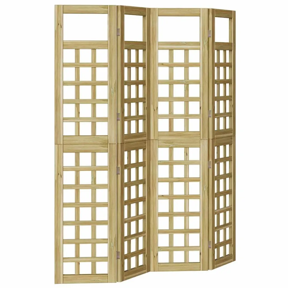 vidaXL Heim & Garten Sichtschutz 160x180 Honigbraun Kiefer
