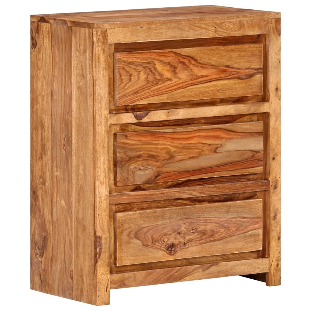 vidaXL Möbel Schubladenschrank 60x33x75 cm Akazie