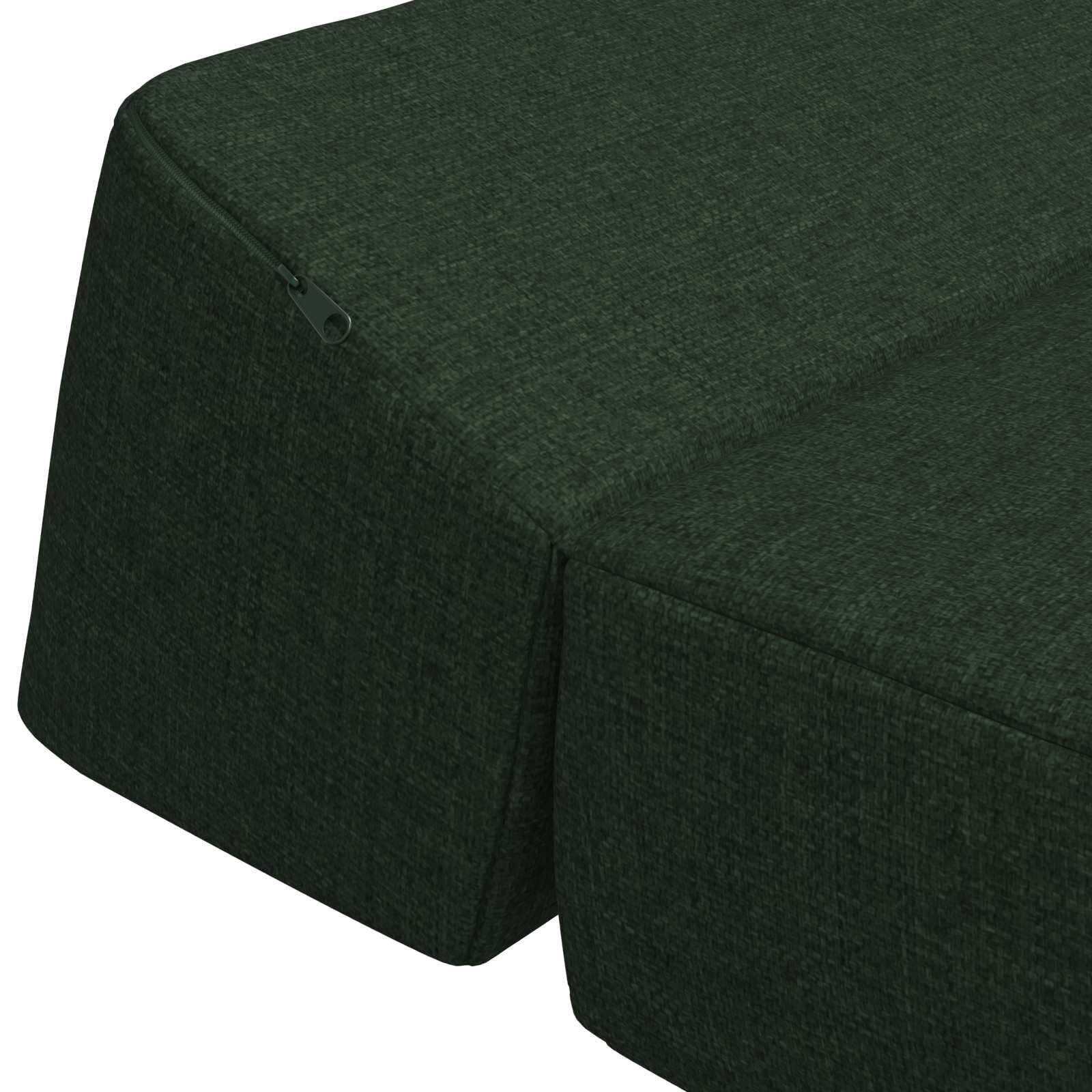 vidaXL Möbel Klappsofa Bett Schlafsofa Dunkelgrün 160 cm