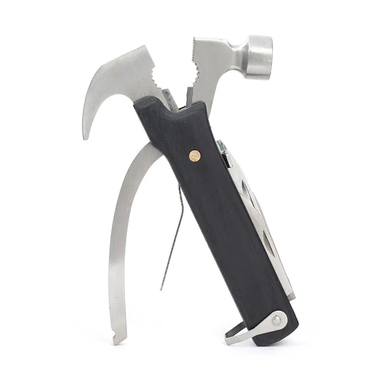 Kikkerland Wood Hammer Multi-Tool 10 Funktionen Holz