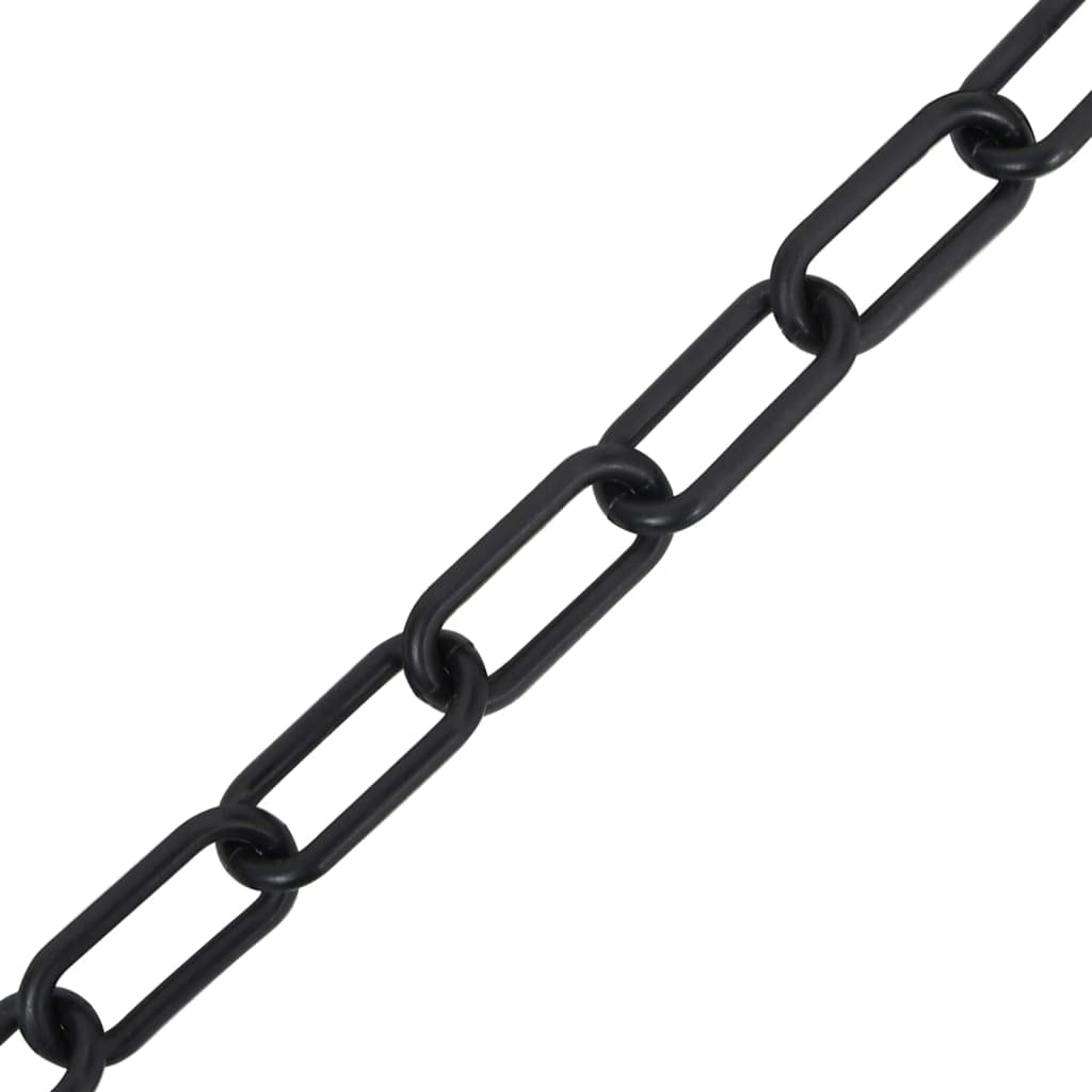 vidaXL Absperrkette Schwarz Kunststoffkette 30 m Ø 6 mm