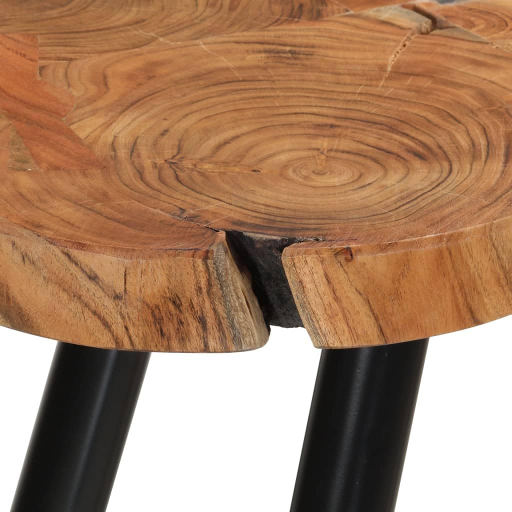 vidaXL Baumstamm-Bartisch 90x54x105 cm Akazie Massivholz