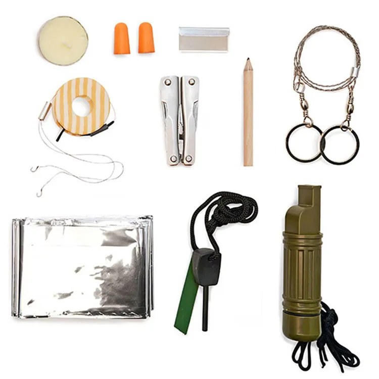 Kikkerland Tools Survival Kit Outdoor Set 10-teilig