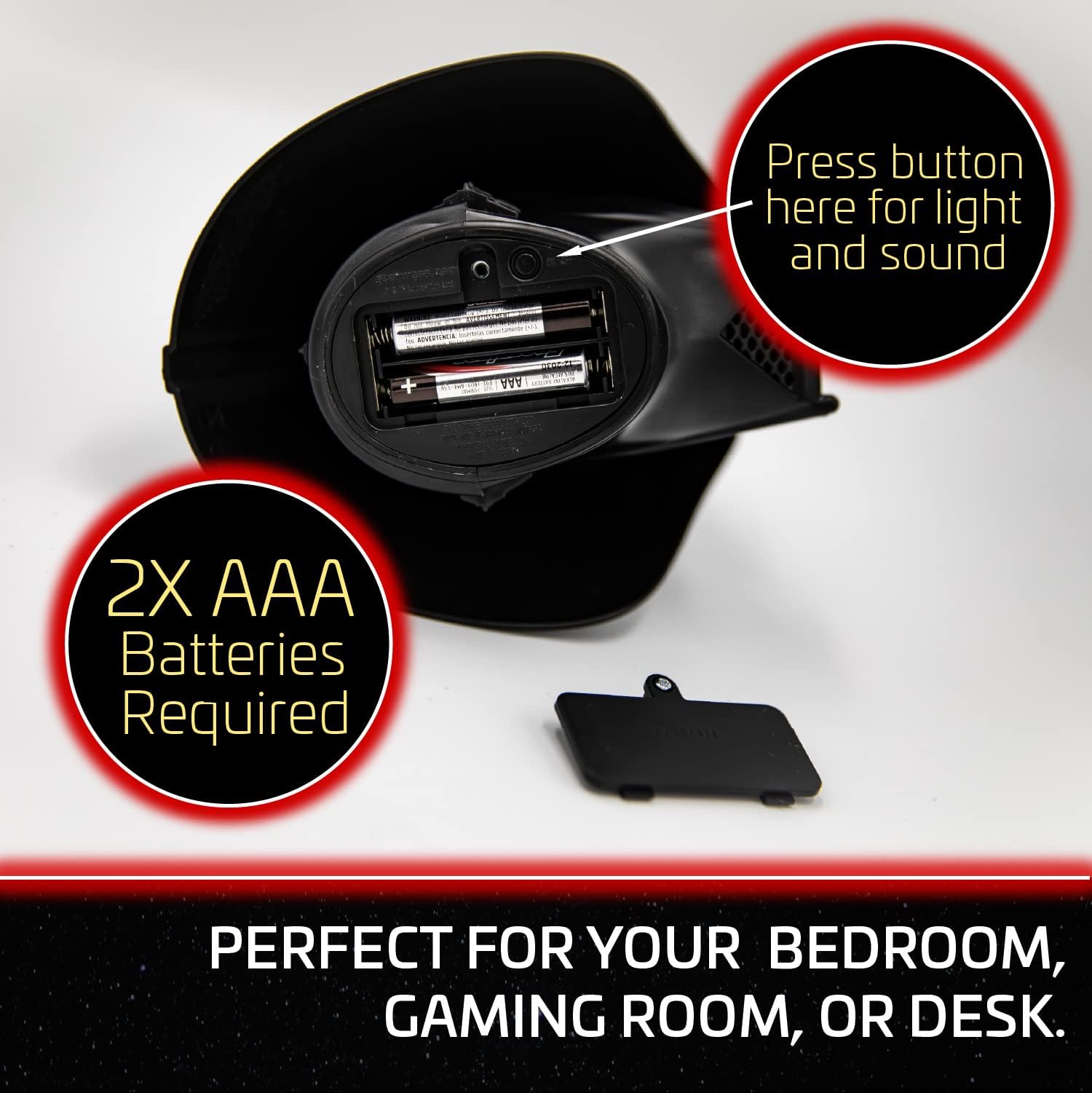 Paladone Star Wars Darth Vader Lampe schwarz mit Sound
