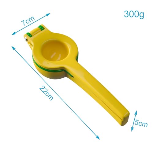 Intirilife Küche 2in1 Zitruspresse Metall gelb-grün 22 cm