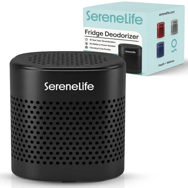 Serenelife DeHumidifiers Kühlschrank-Deo Schwarz Bambus 10 Jahre