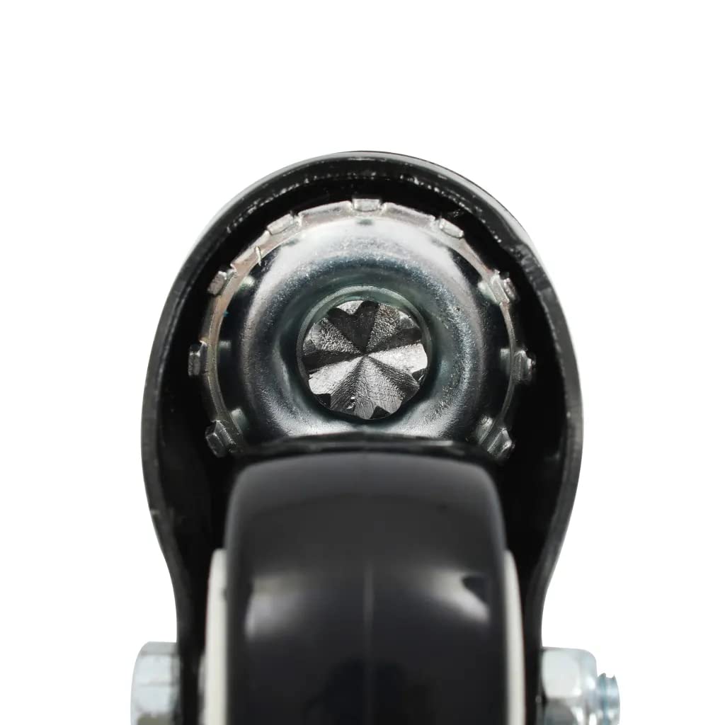 vidaXL 24x Lenkrollen mit Bremsen 50mm PU 24 Stk.