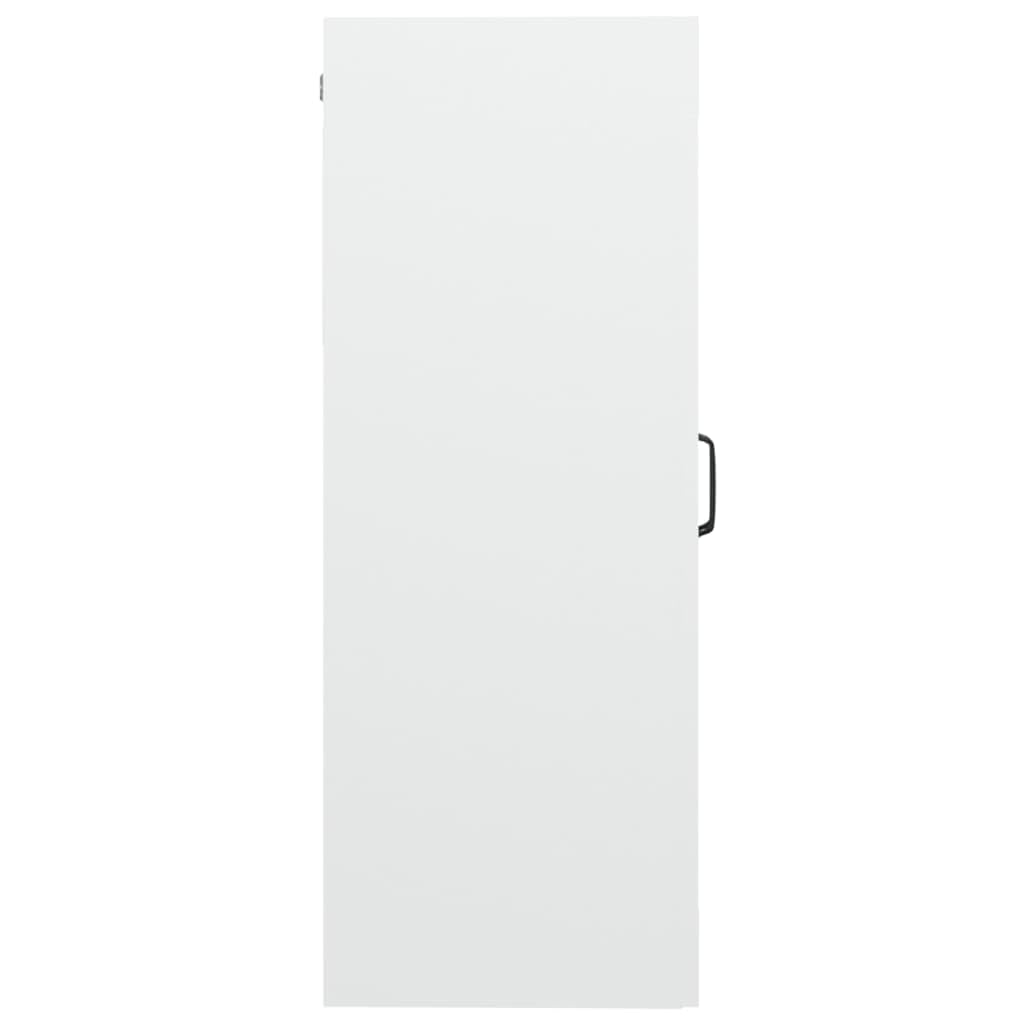 vidaXL Möbel Hängeschrank Weiß Holzwerkstoff 90 cm