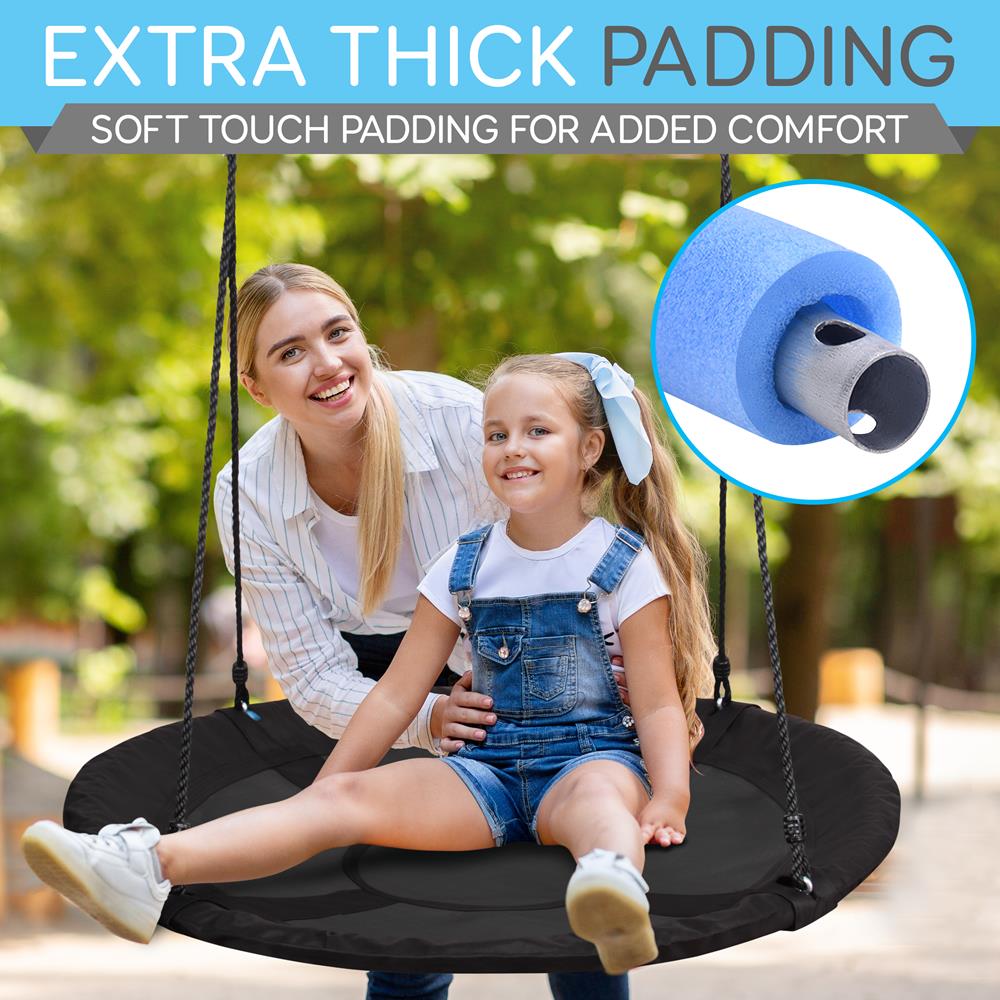 Serenelife Outdoor Swing Tellerschaukel 100cm wasserdicht
